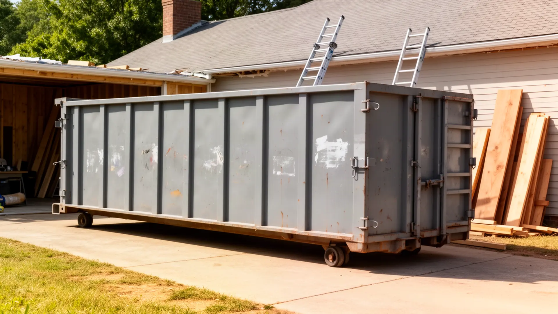 Roll-off dumpster from Durbin Brothers Dumpster Rental in Selma, AL
